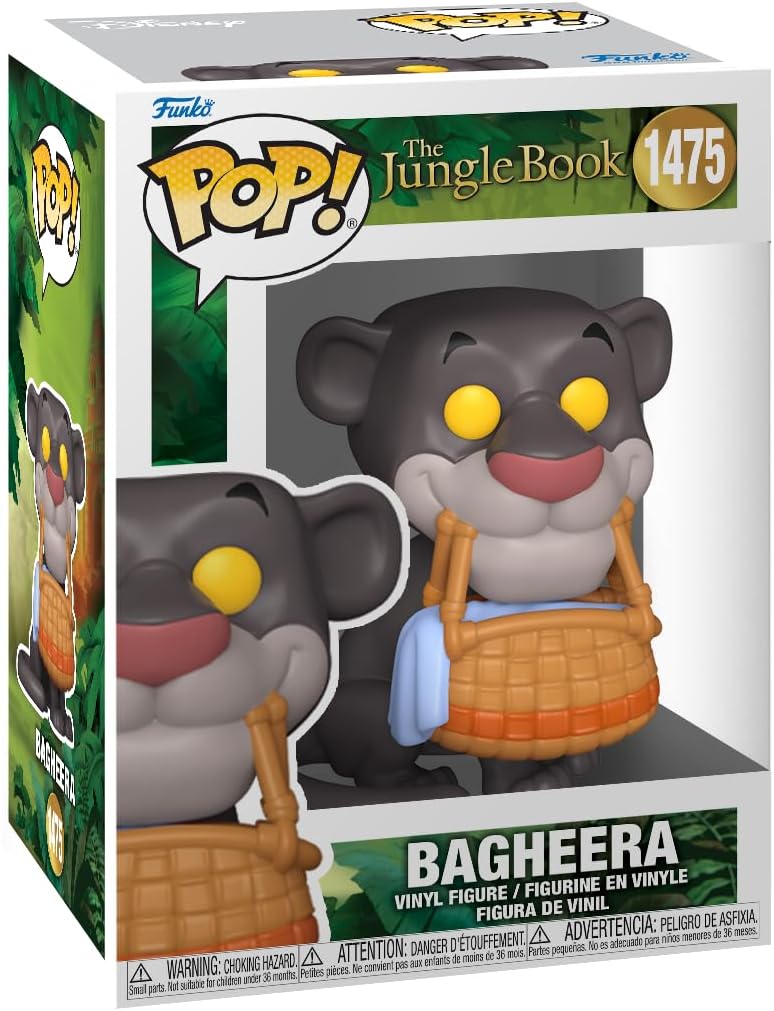 Figurita Funko Pop! Disney: Bagheera con cesta, Jungle Book