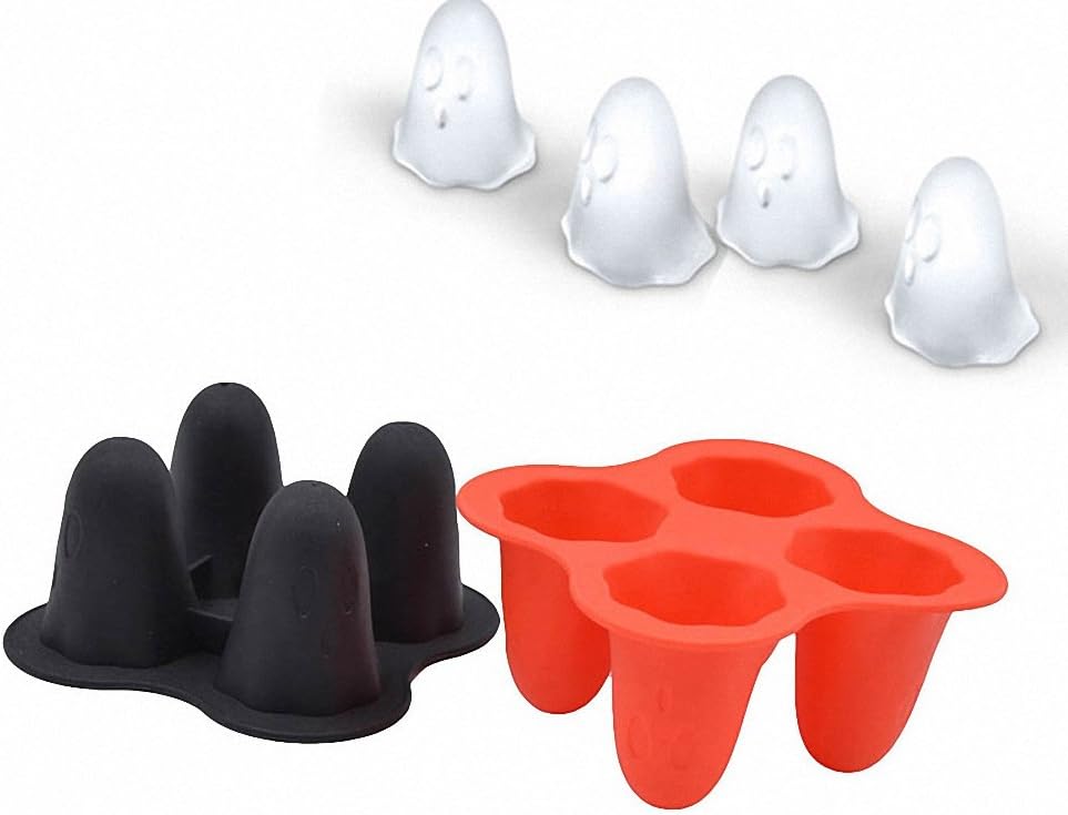Bandeja de Hielo Fantasmas - MoldFun, 2-Pack, Halloween, TPR