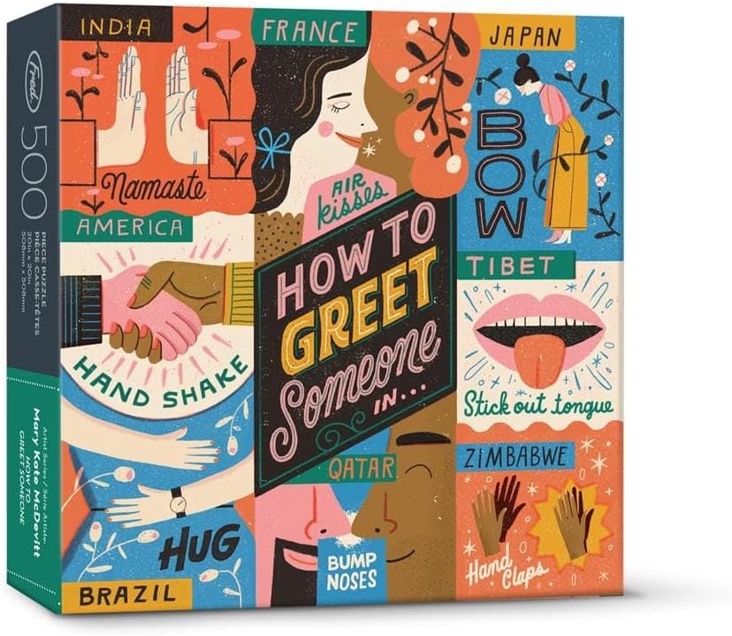 Rompecabezas 500 Piezas, Genuine Fred, Cómo Saludar a Alguien