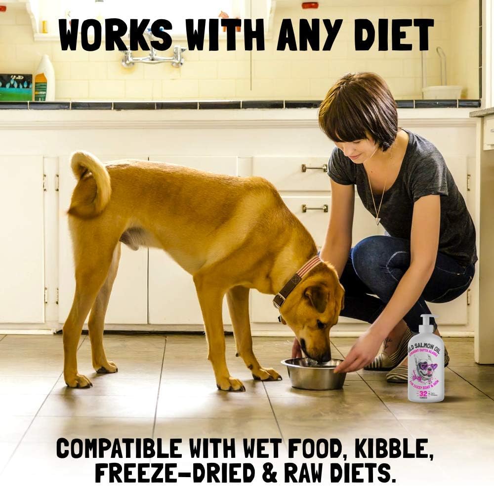 Aceite de salmón salvaje de Alaska para perros y gatos