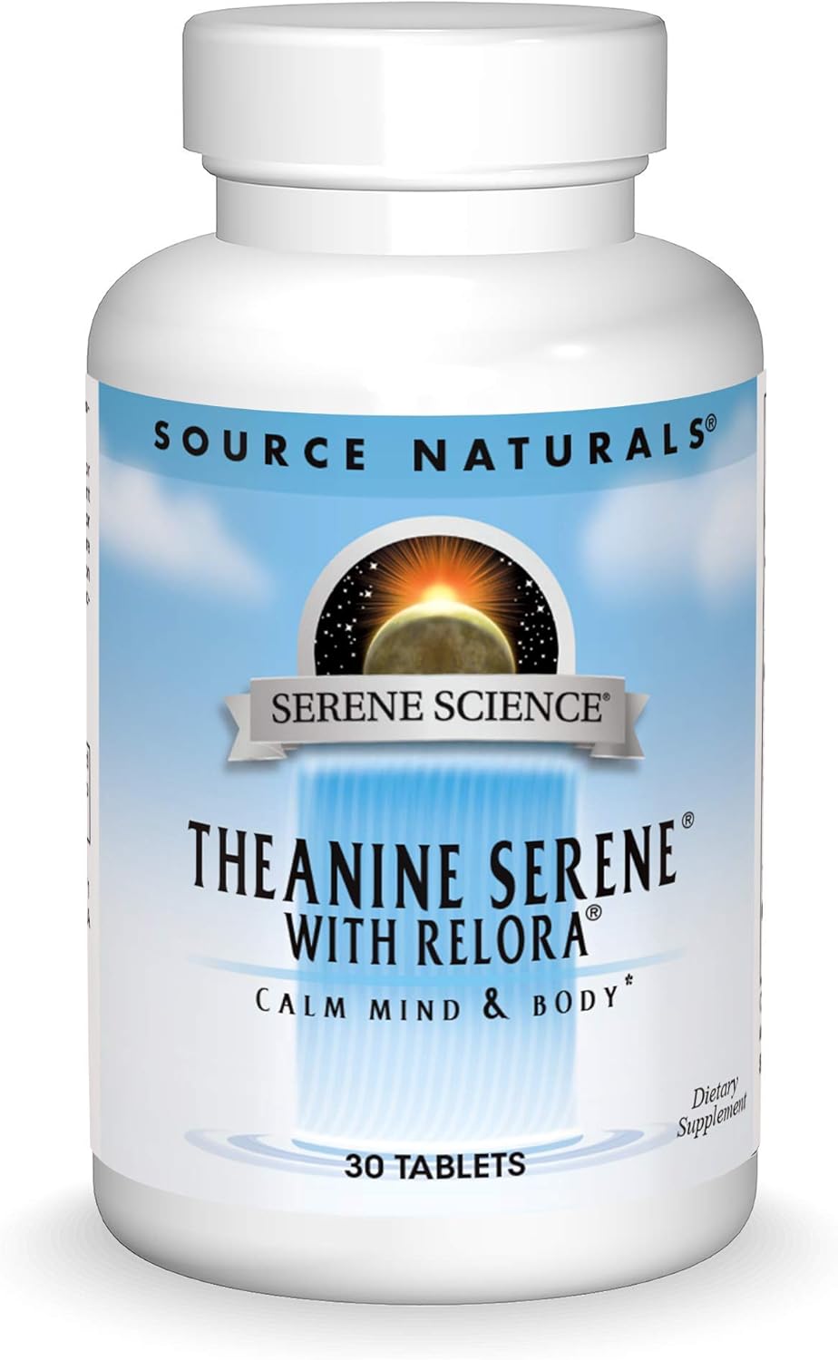 Suplemento Teanina serena con relora Source Naturals