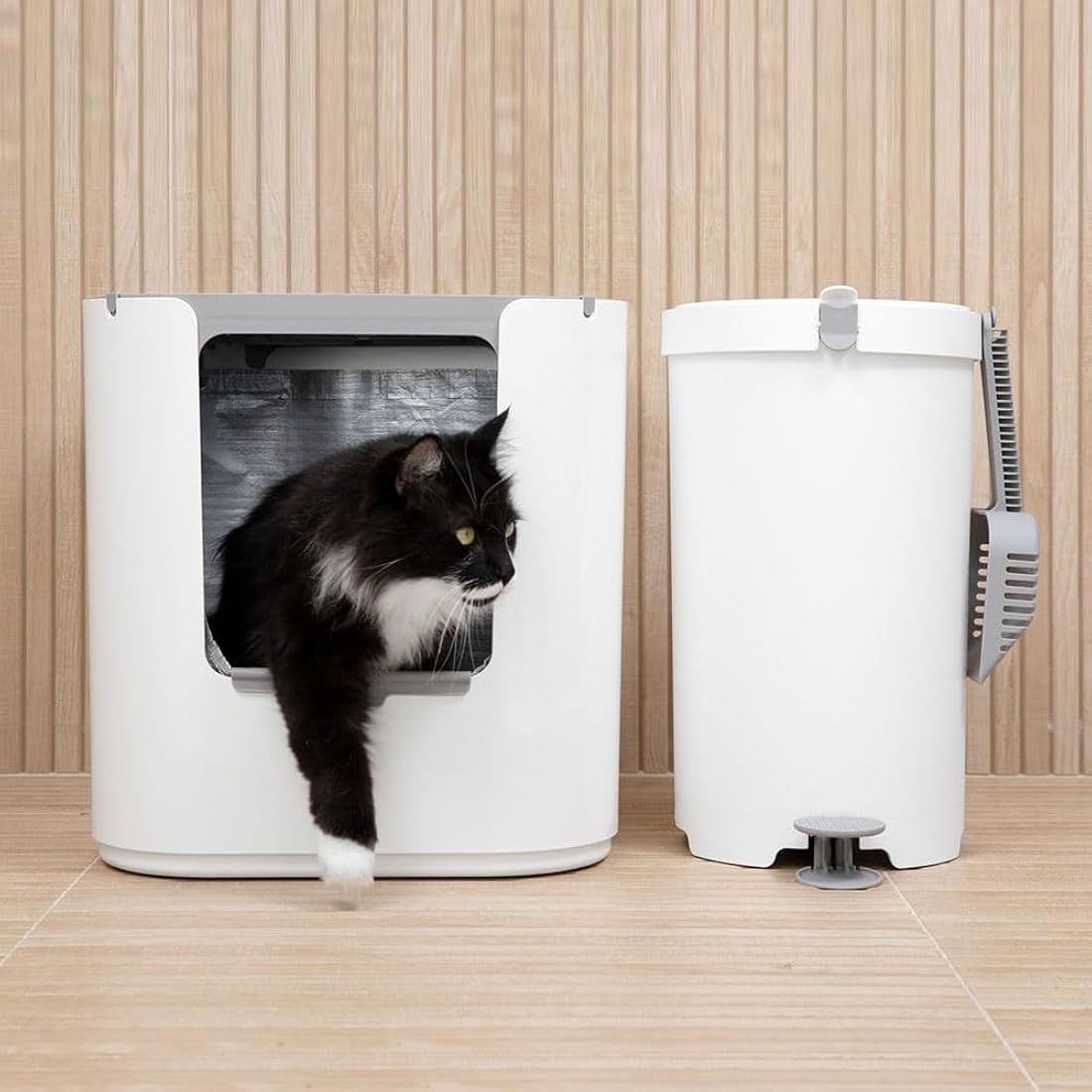 Caja de arena XL entrada superior o frontal configurable