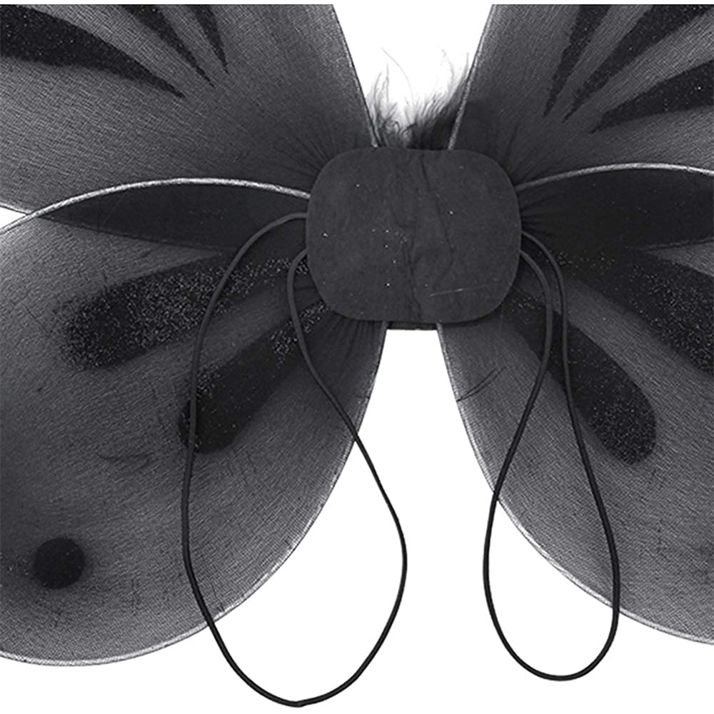 Disfraces de Alas de hada de mariposa negra talla única