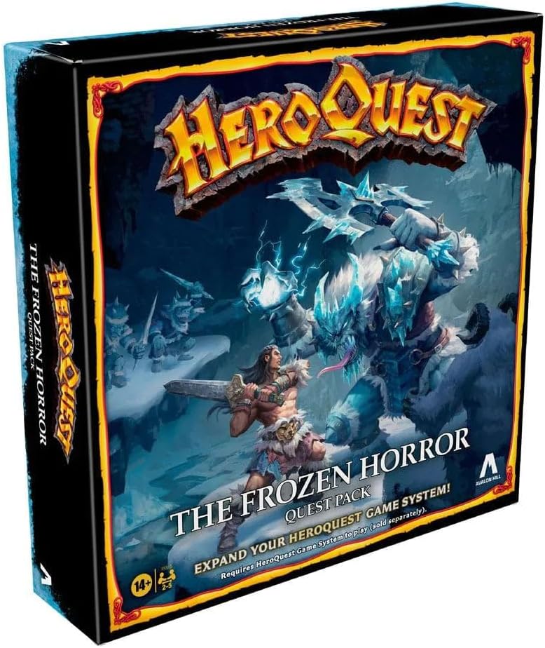 HeroQuest La Horror Helado, Avalon Hill, Juego de Aventura