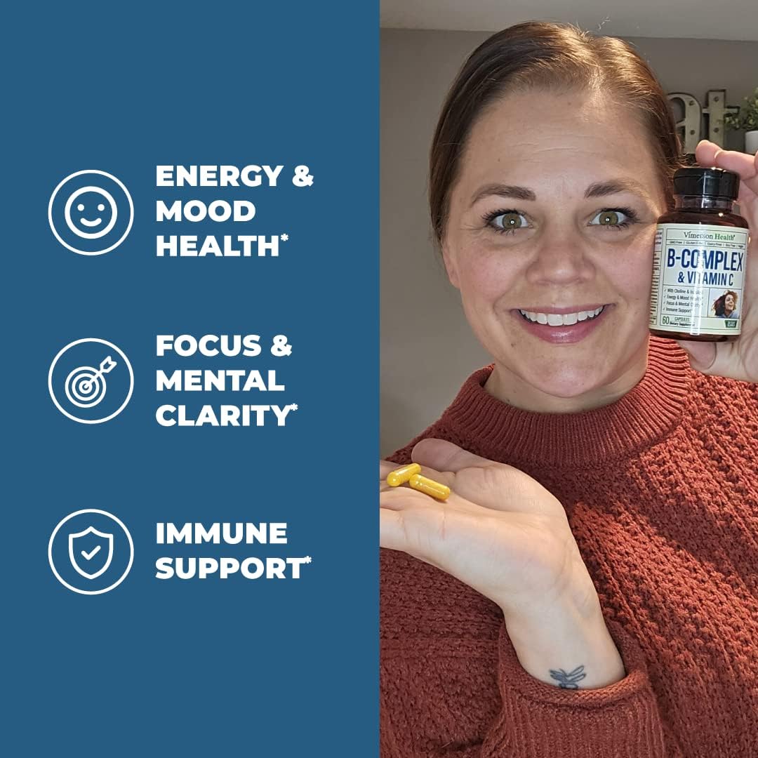 Complejo de Vitamina B y C con Ácido Fólico - Potencia Alta