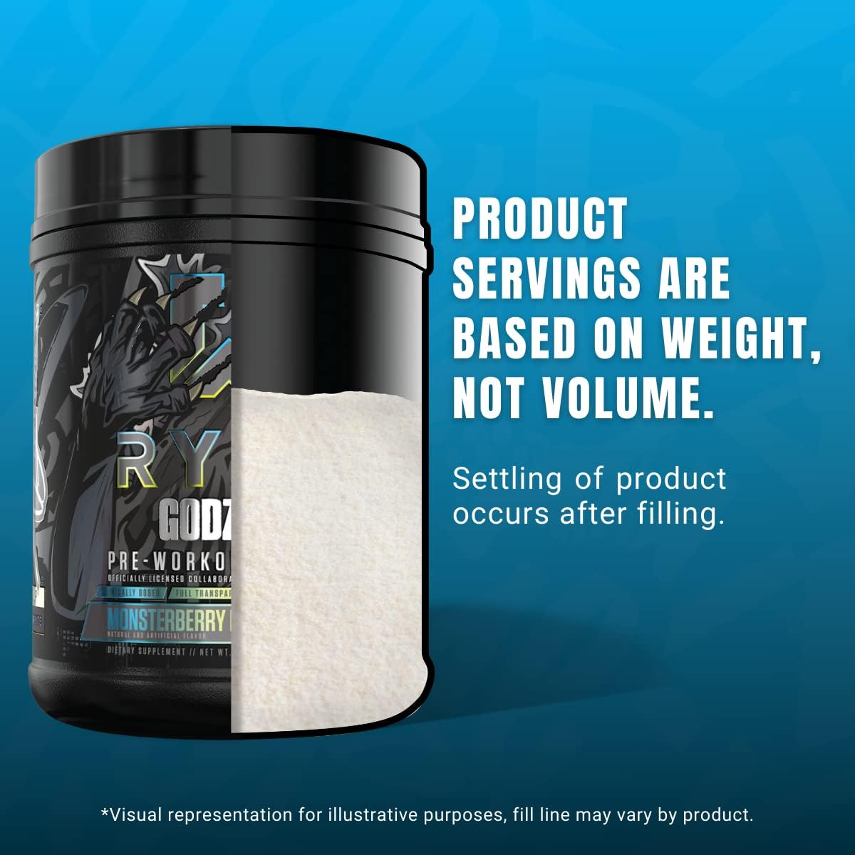 Suplementos GODZILLA Pre entrenamiento Citrulina beta-alanin