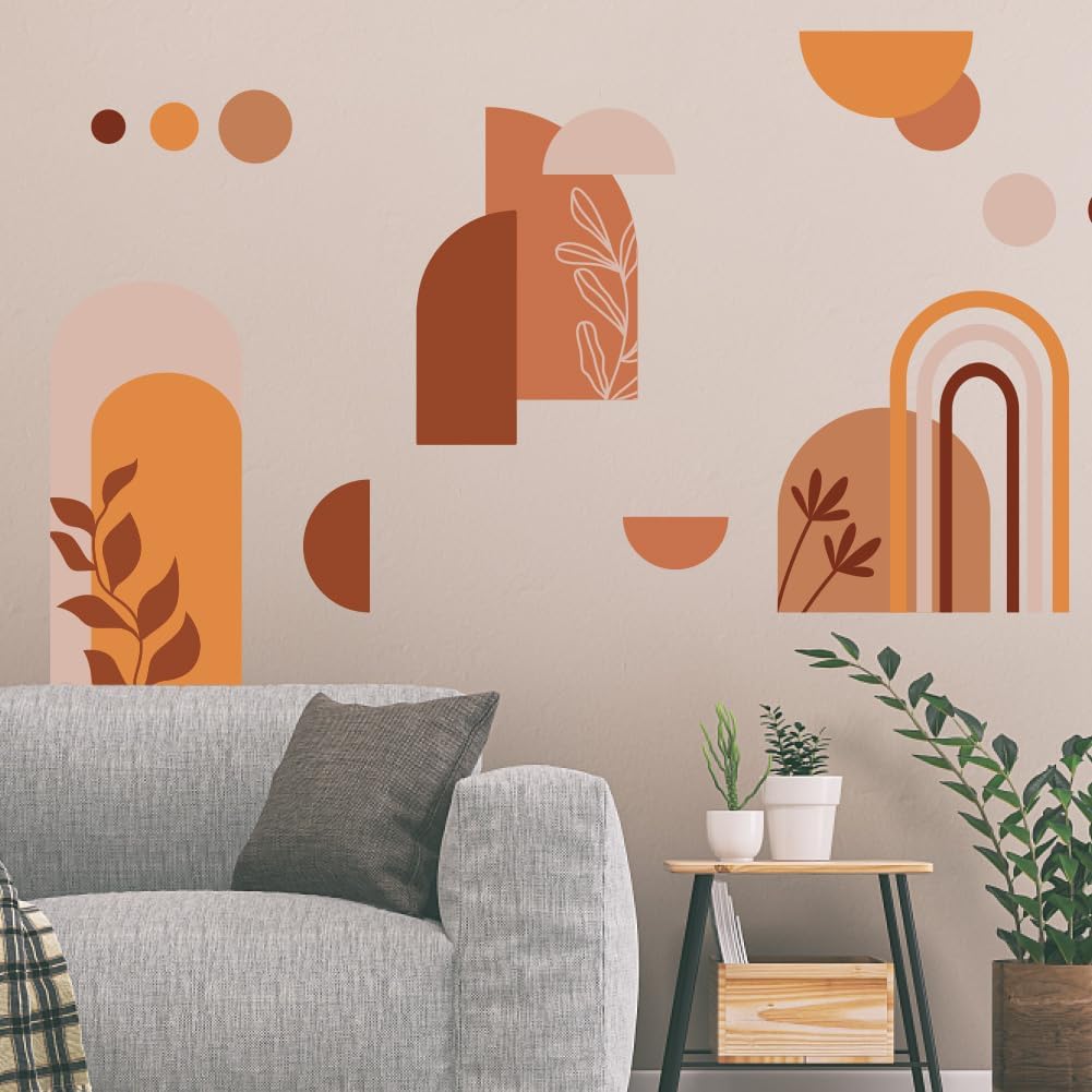 Vinilos de Pared Boho de Plantas SUPERDANT 90×39 CM