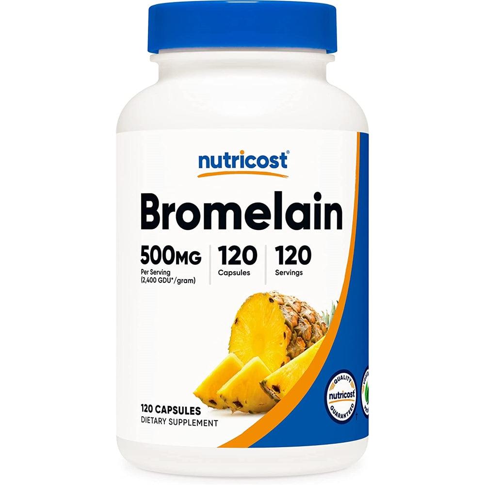 Suplementos Alimenticios Bromelina 500 mg 120 cápsulas