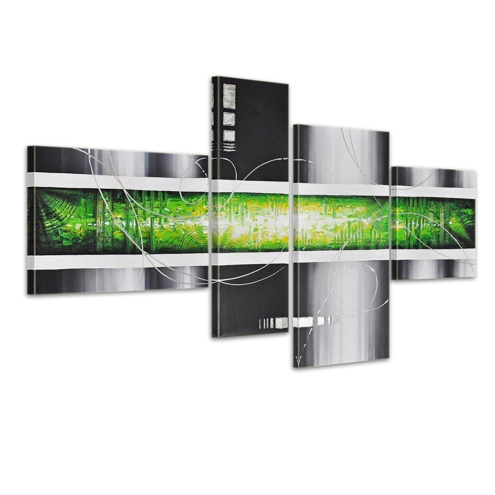 Pinturas de arte abstracto de Noah Art, sobre lienzo, 4