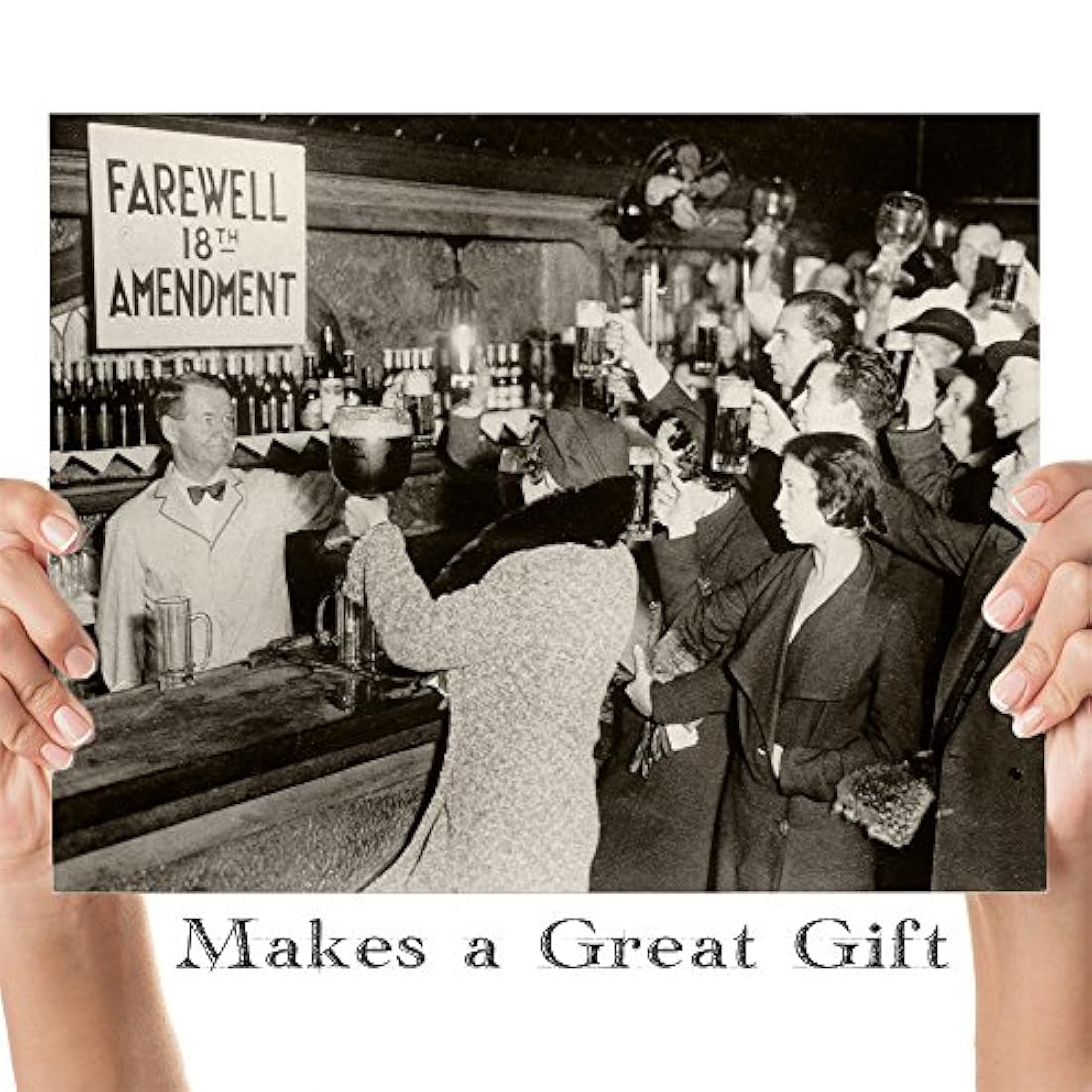 Fin de la prohibición – Adiós 18 enmienda 11 x 14 sin marco