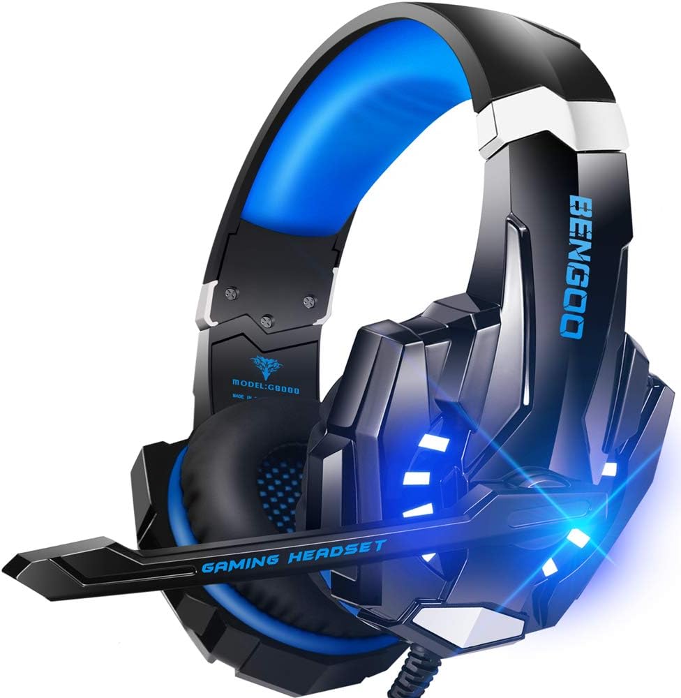 Auriculares Gaming BENGOO G9000, Cancelación de Ruido, Micrófono