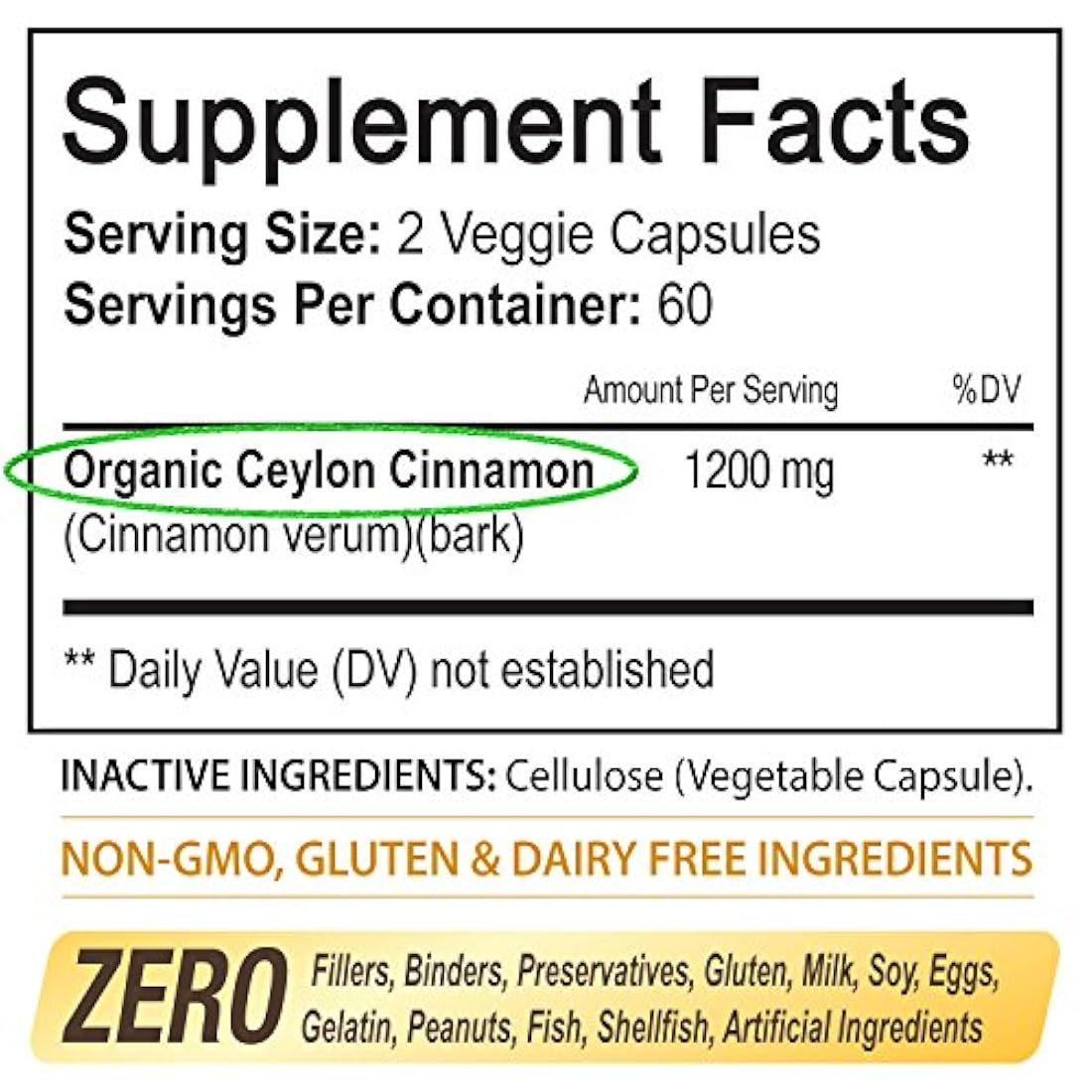 Canela de Ceilán orgánica certificada NutriFlair