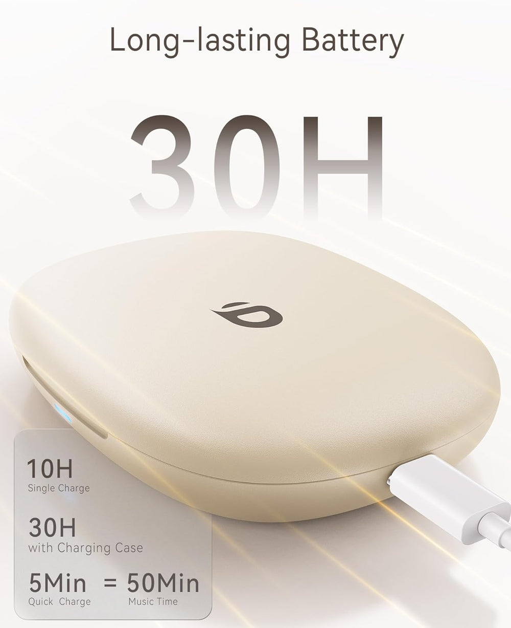 Auriculares Inalámbricos Abiertos con Control Táctil y Cancelación