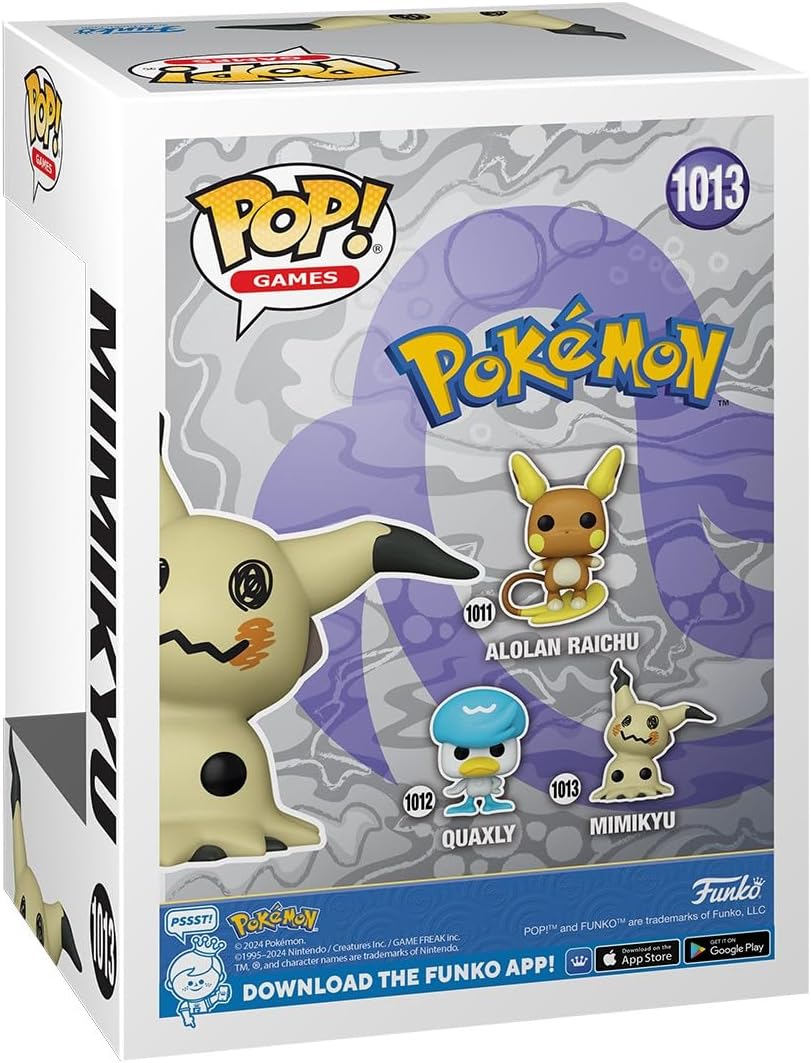 Figurita Funko Pop! Pokemon - Mimikyu, personaje de videojuegos