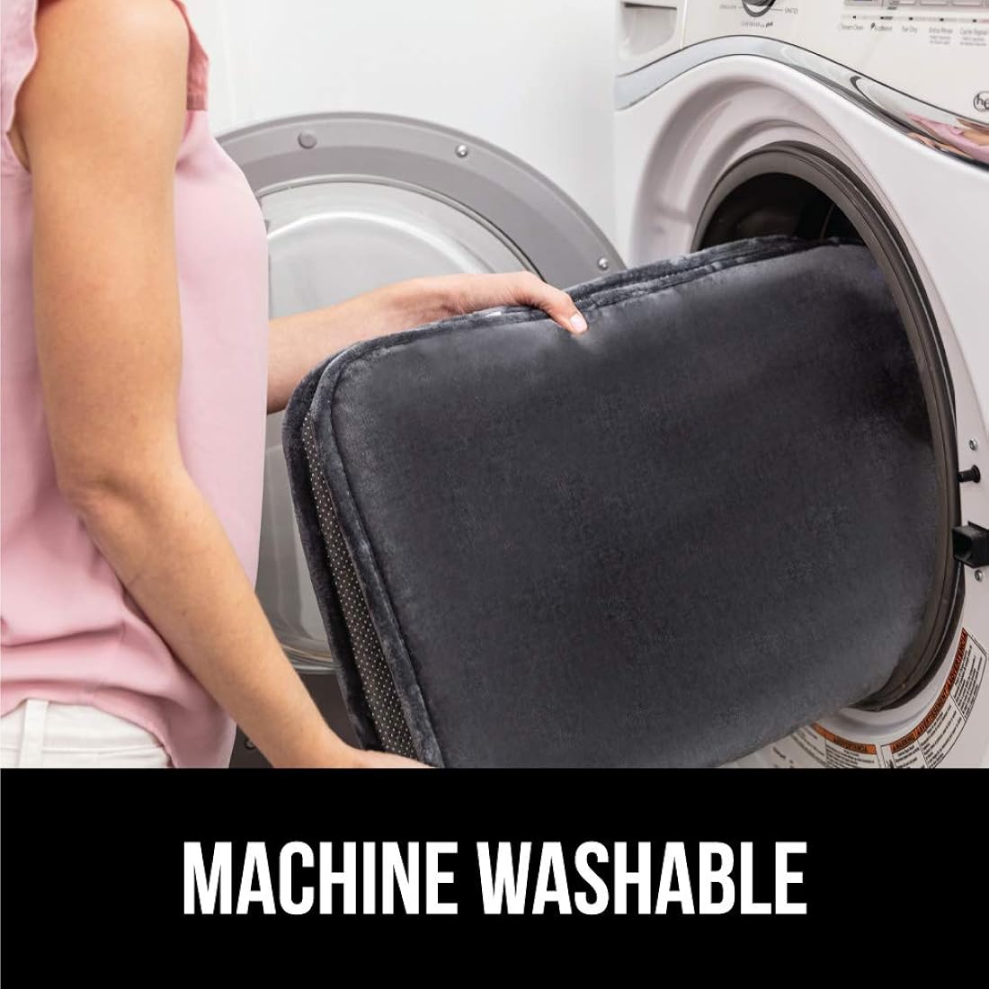 Alfombra de baño absorbente, lavable a máquina.