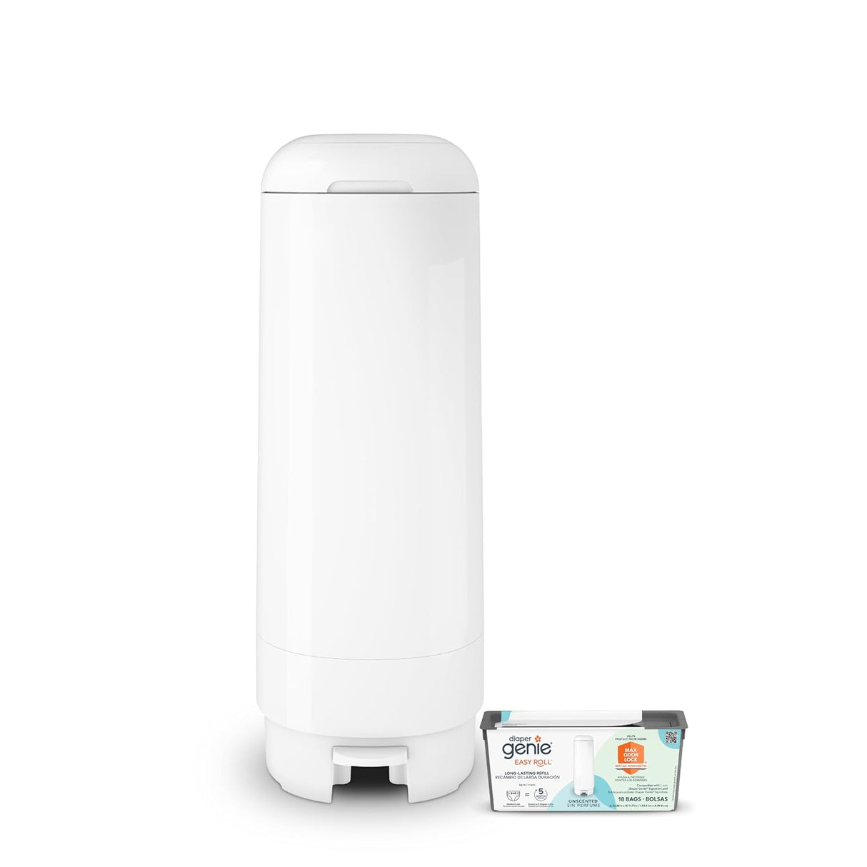 Pañalera Diaper Genie Signature con 1 Recarga y 18 Bolsas