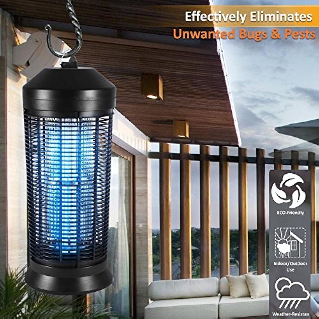 Lámparas Repelentes eléctricas SERENELIFE PSLBZ42