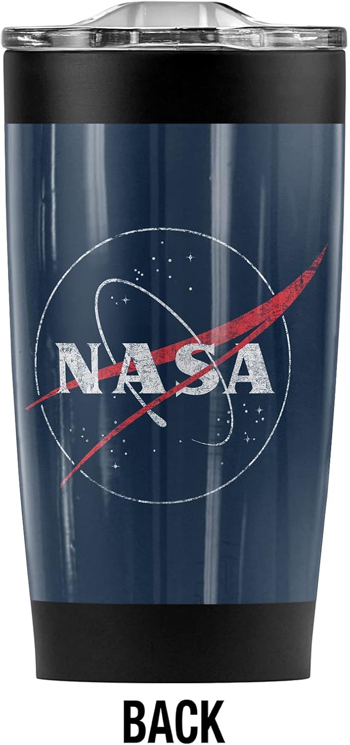 Taza de Acero Inoxidable NASA 20 oz, Aislada, Tapa Antifugas