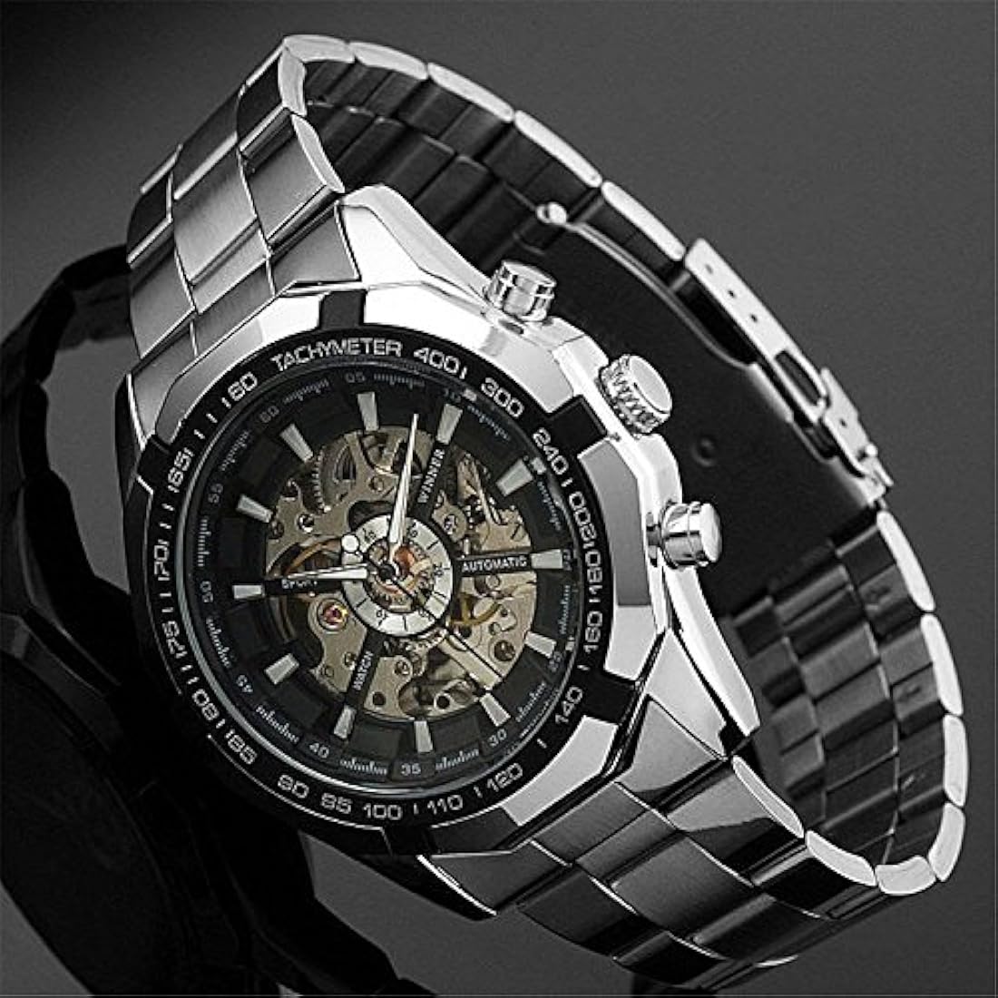 reloj de acero inoxidable para hombres