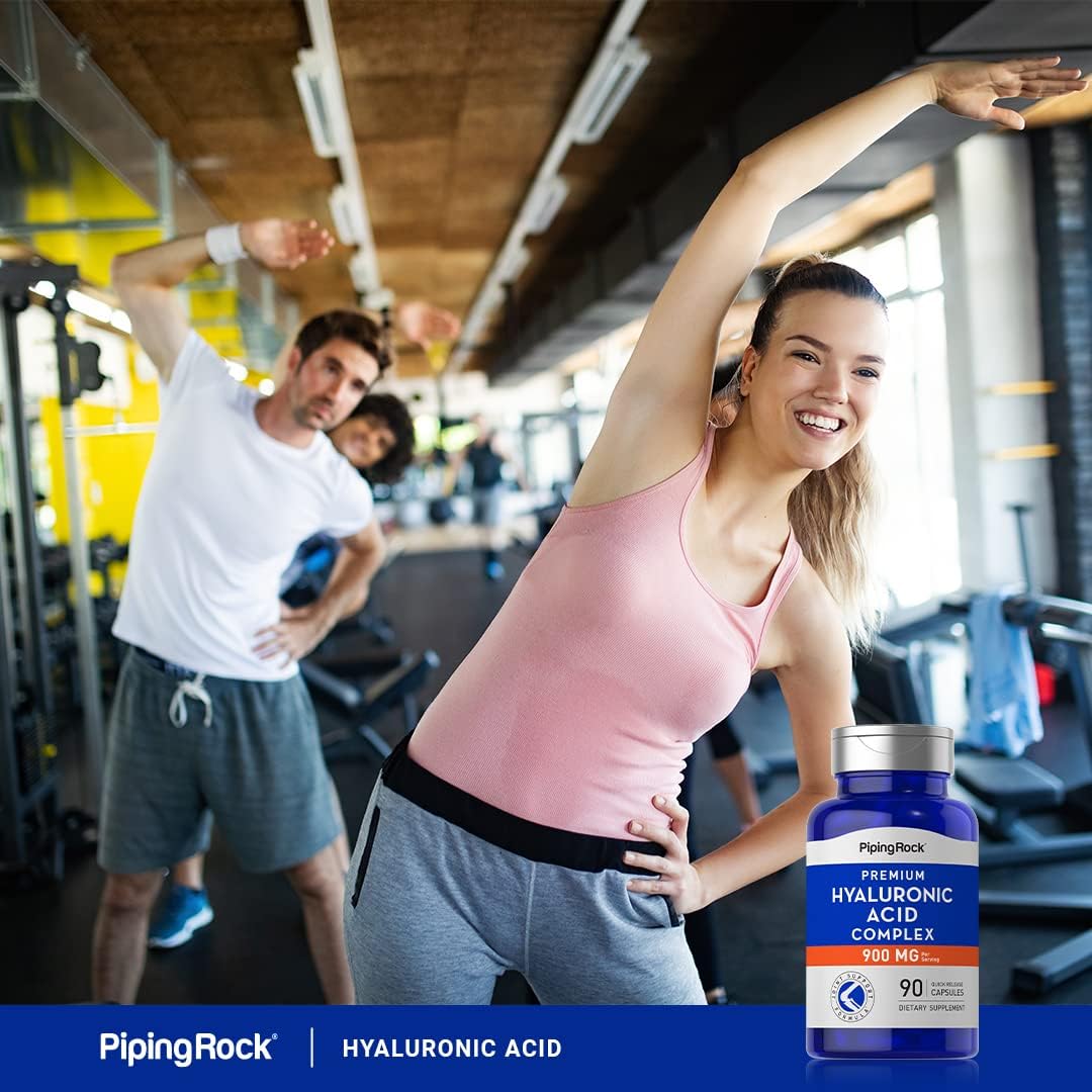 Piping Rock Suplemento de ácido hialurónico 90 cápsulas