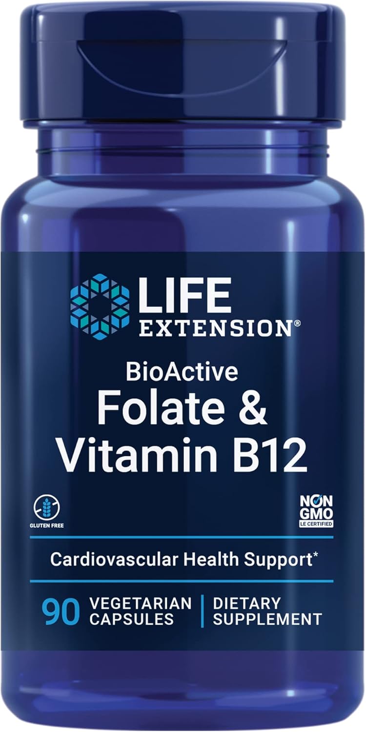 Vitamina B12 Para la salud del corazón cerebro Life Extension