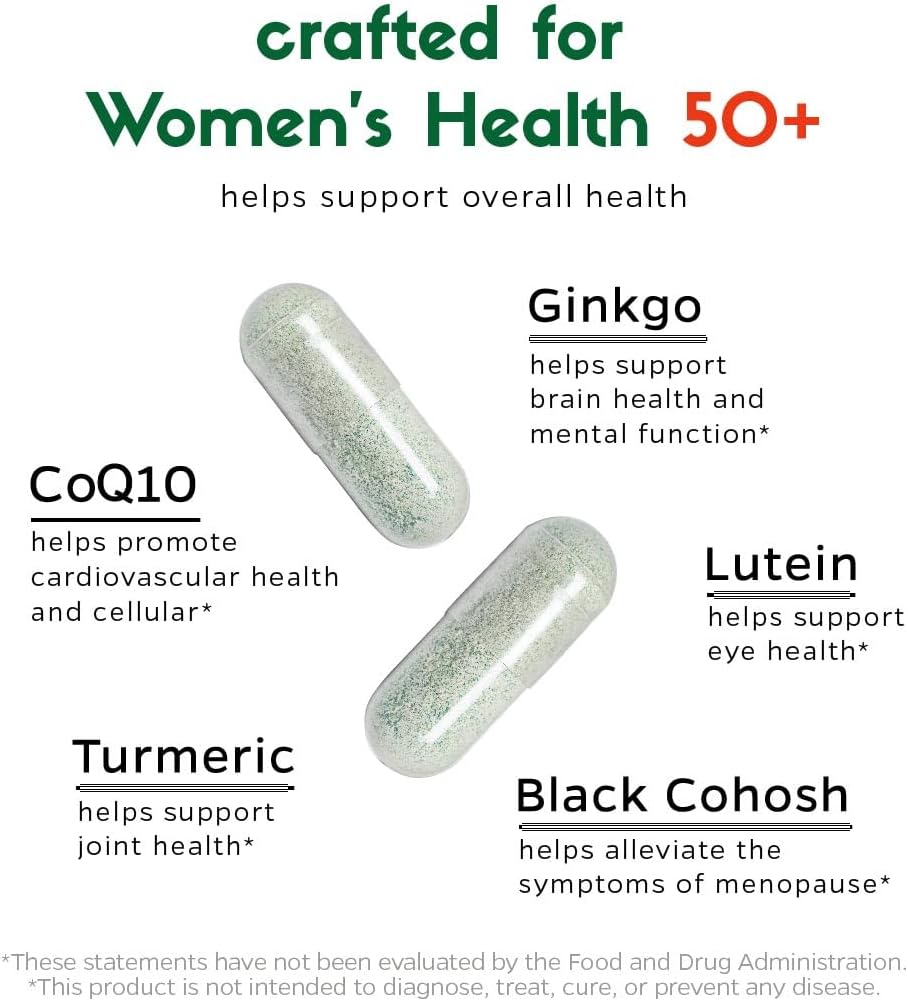 Suplemento Vitaminas para mujeres 50+ las articulaciones