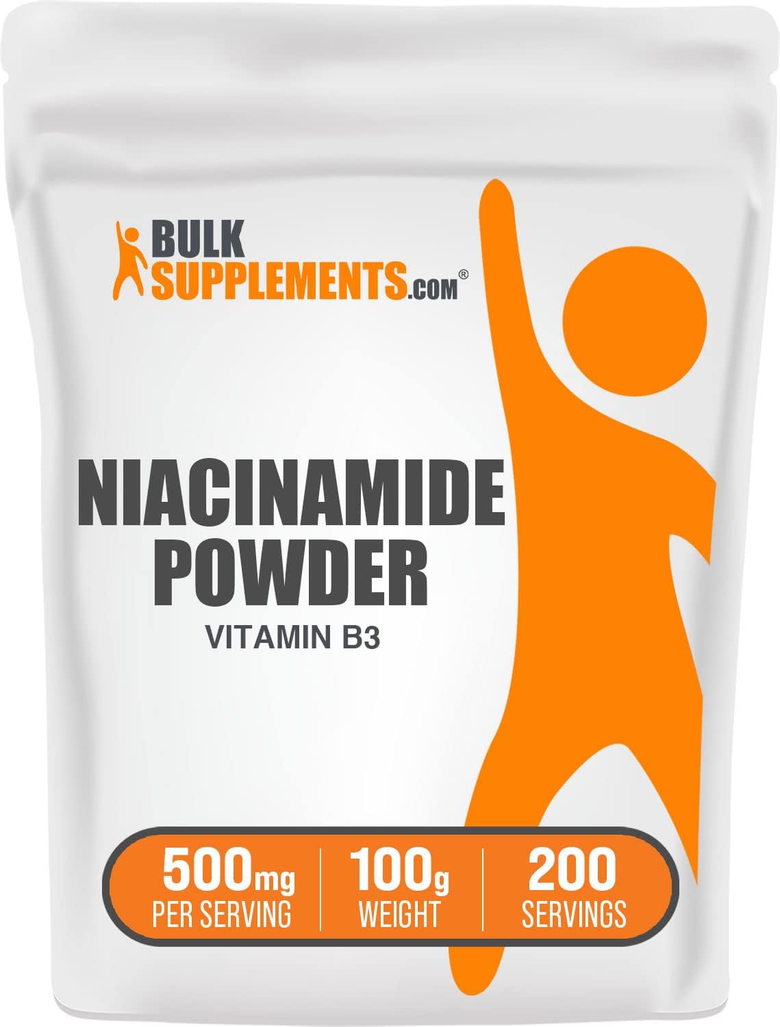 Suplemento Polvo de niacinamida de vitamina B3 3.53 oz