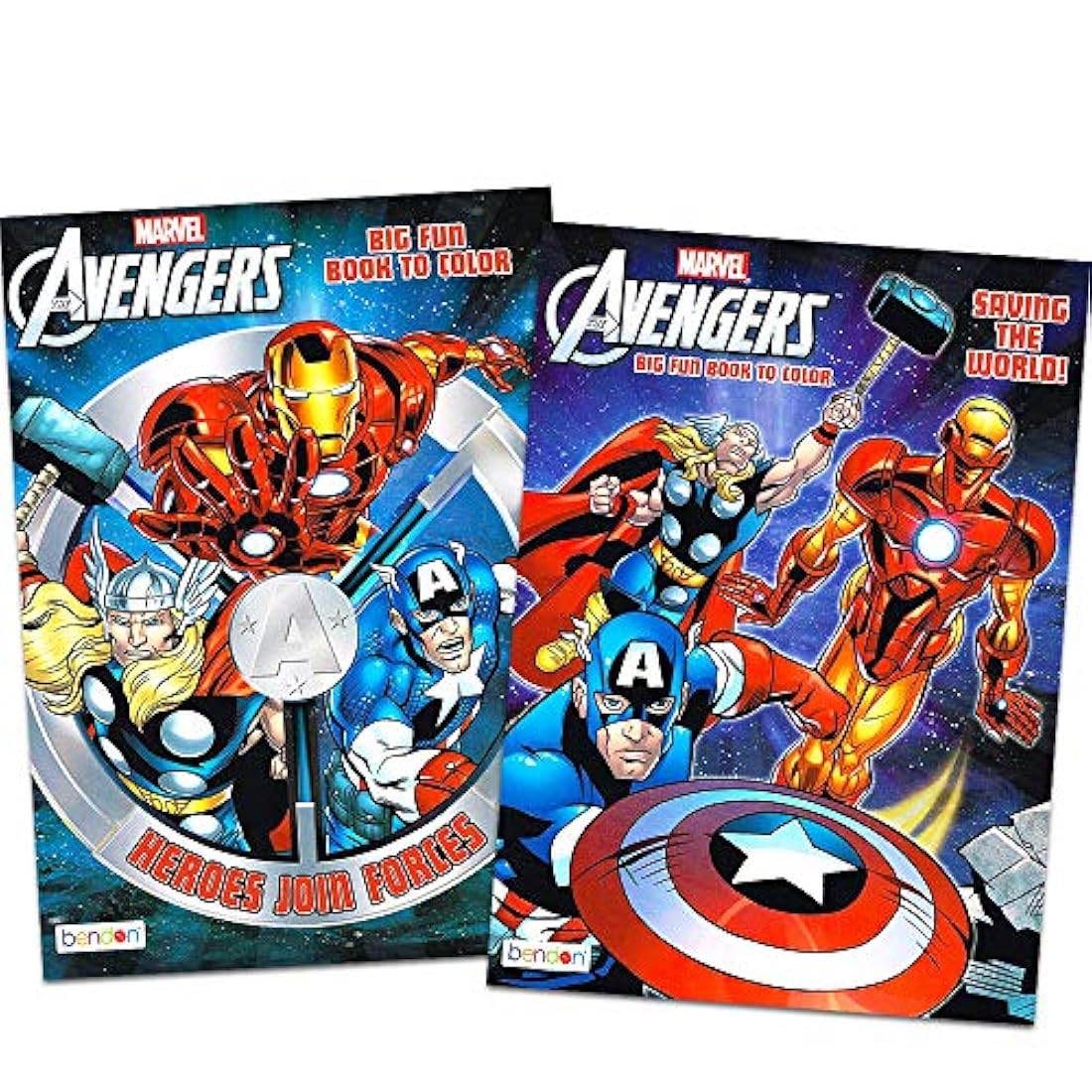 Libro para colorear Los vengadores,