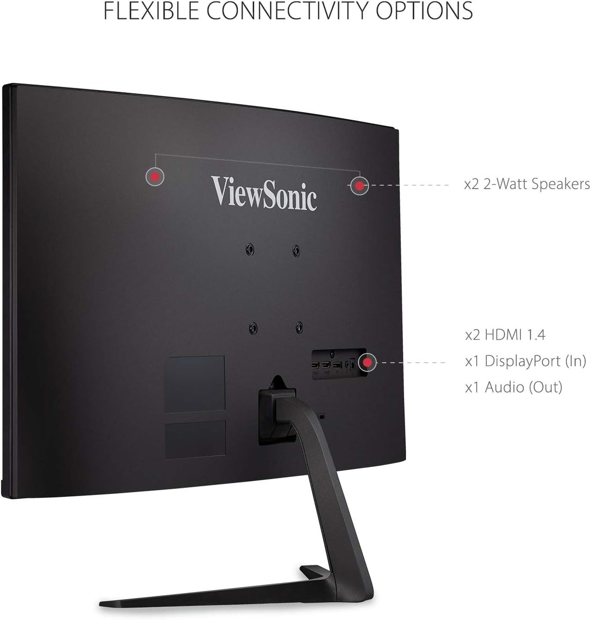 Monitor Curvo 32 - ViewSonic, 1080p, 180Hz, VX3218-PC-MHD