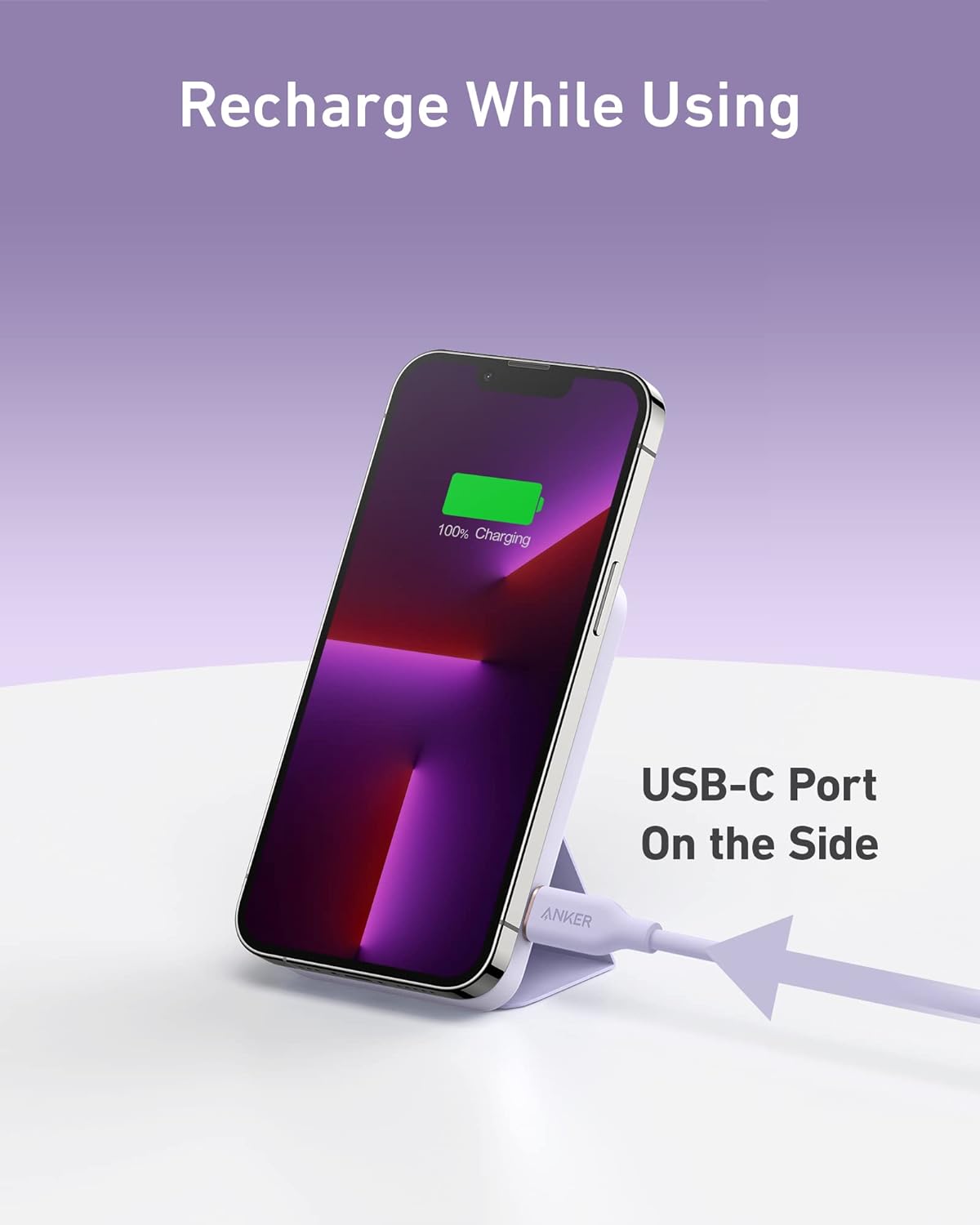 Batería magnética portátil inalámbrico magnético plegable