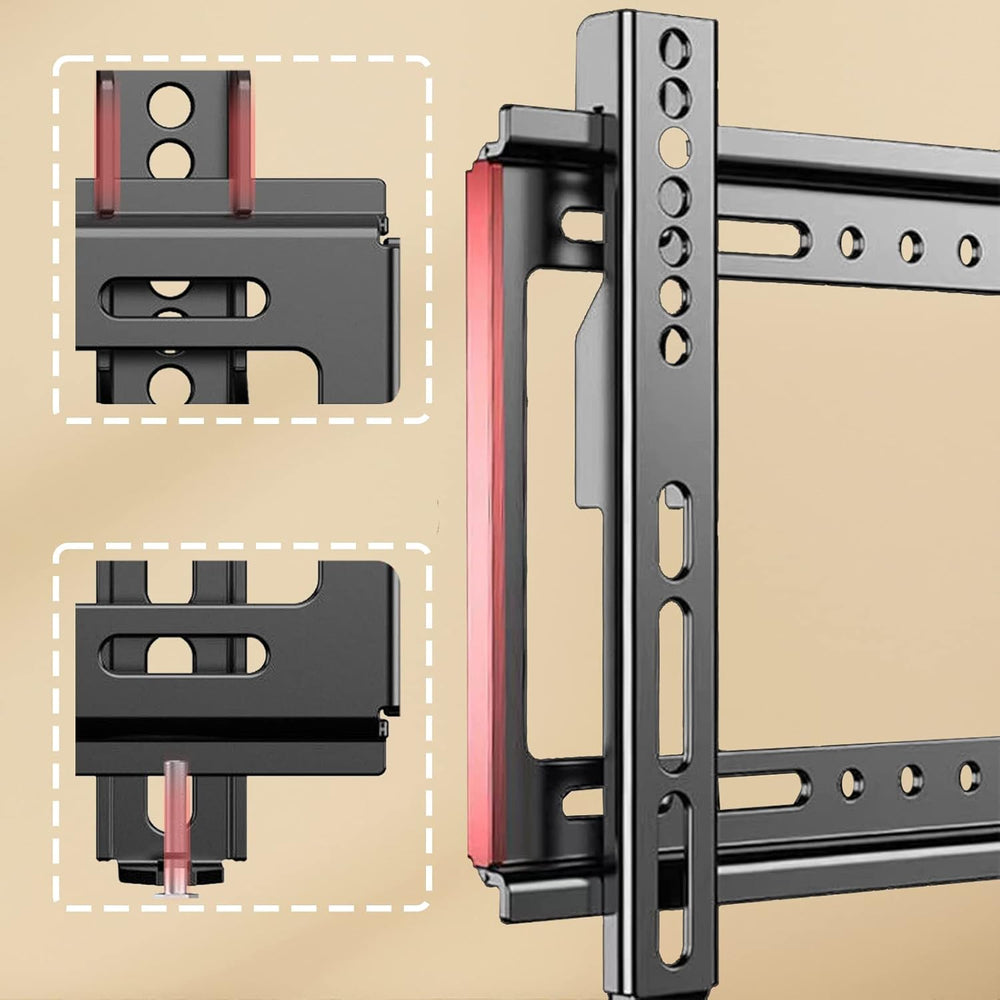 Soporte de TV Nuyoah, fijo y bajo perfil, VESA 200x200mm