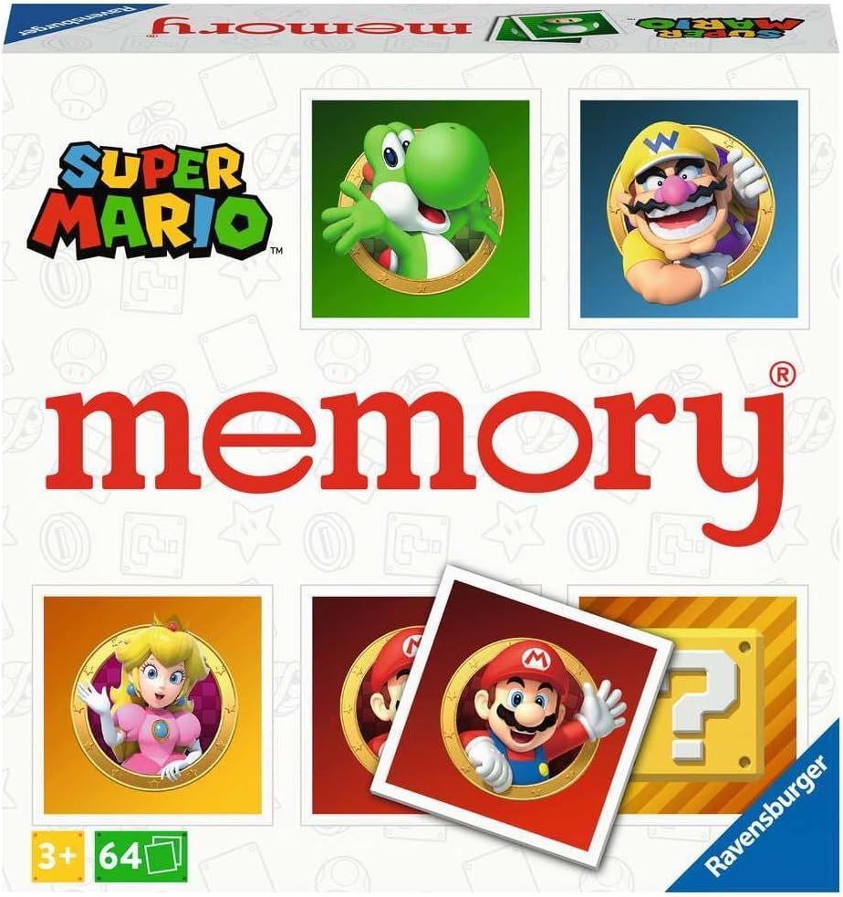 Juego de Memoria Super Mario de Ravensburger para Niños 3+