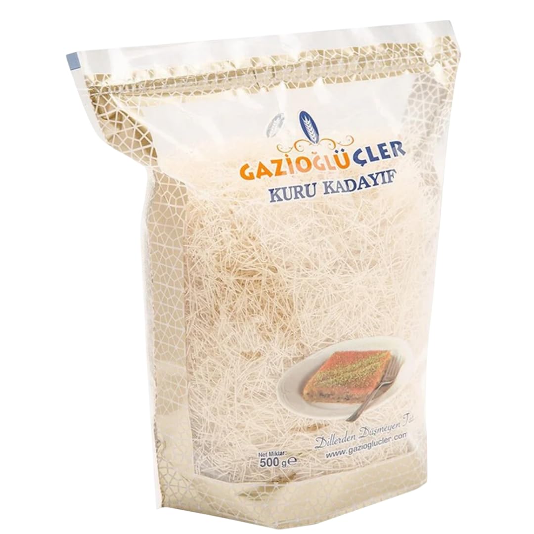 Kataifi GAZIO 500 gr, masa para Knafeh y chocolate pistacho