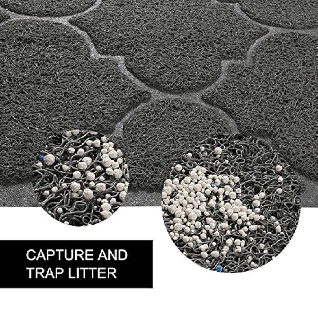 Cat Litter Mat, XL Super Size, libre de ftalatos