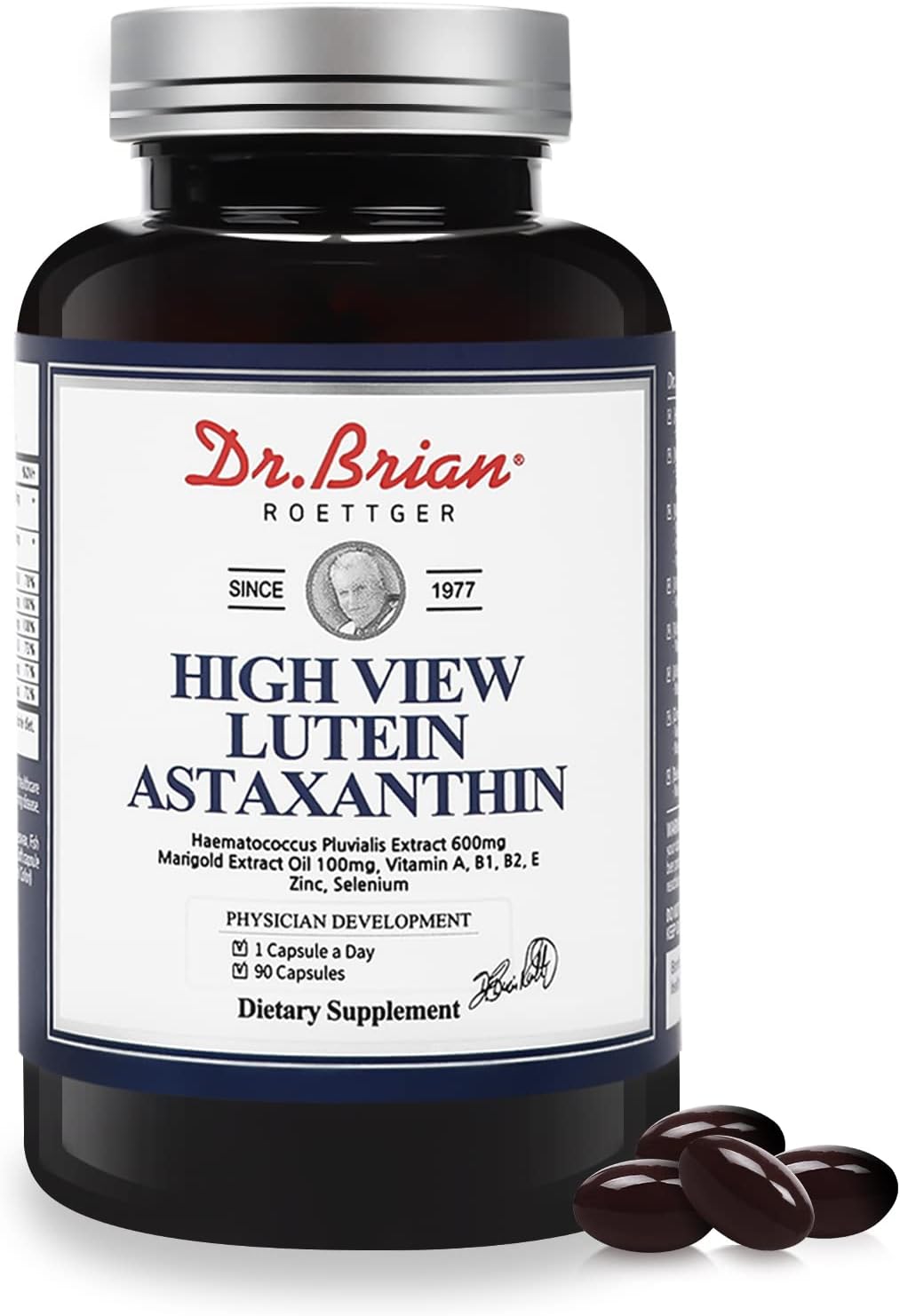 Vitamina ocular Luteína Astaxantina Cápsula para los ojos