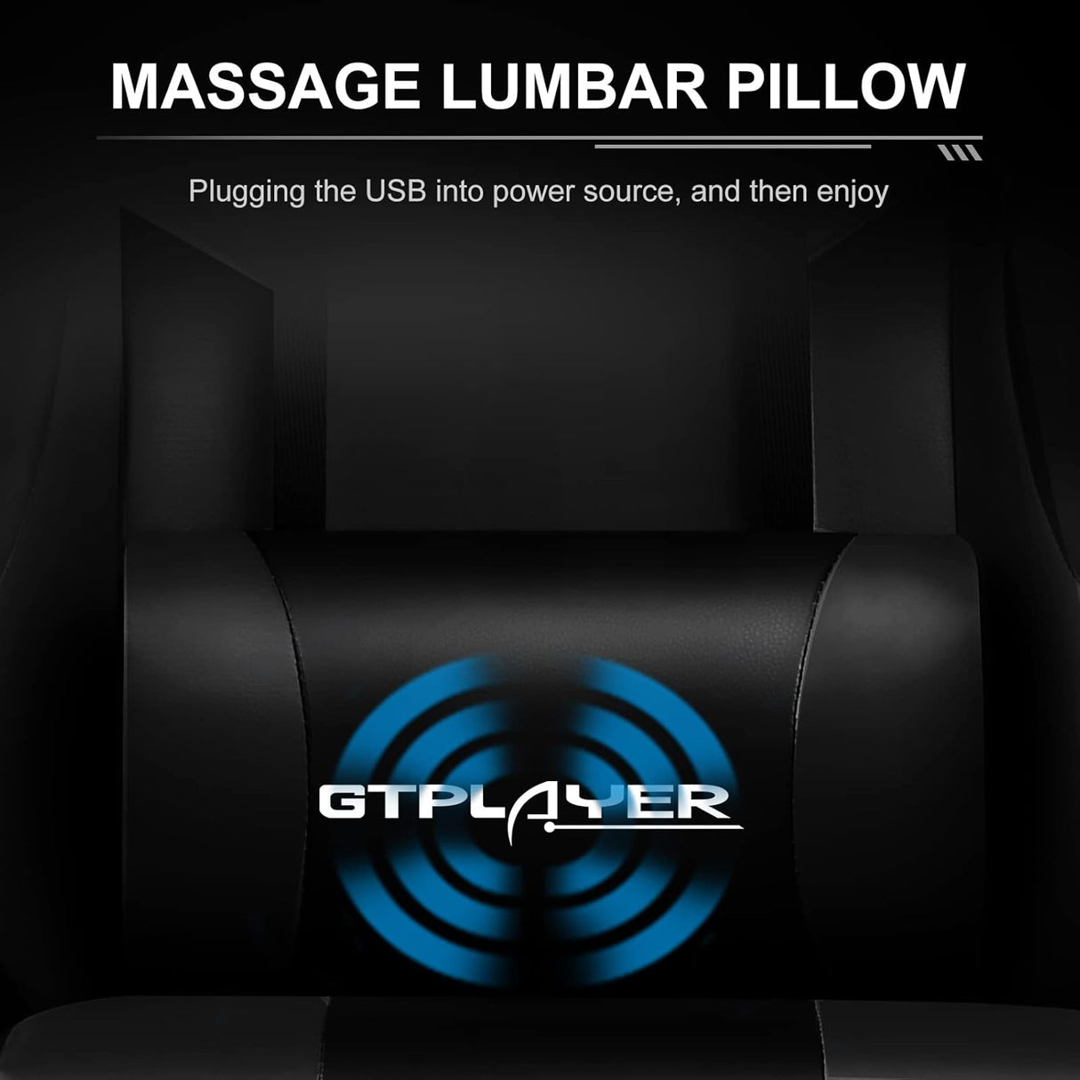 Silla Gamer negra con reposacabezas gt800a GTPLAYER