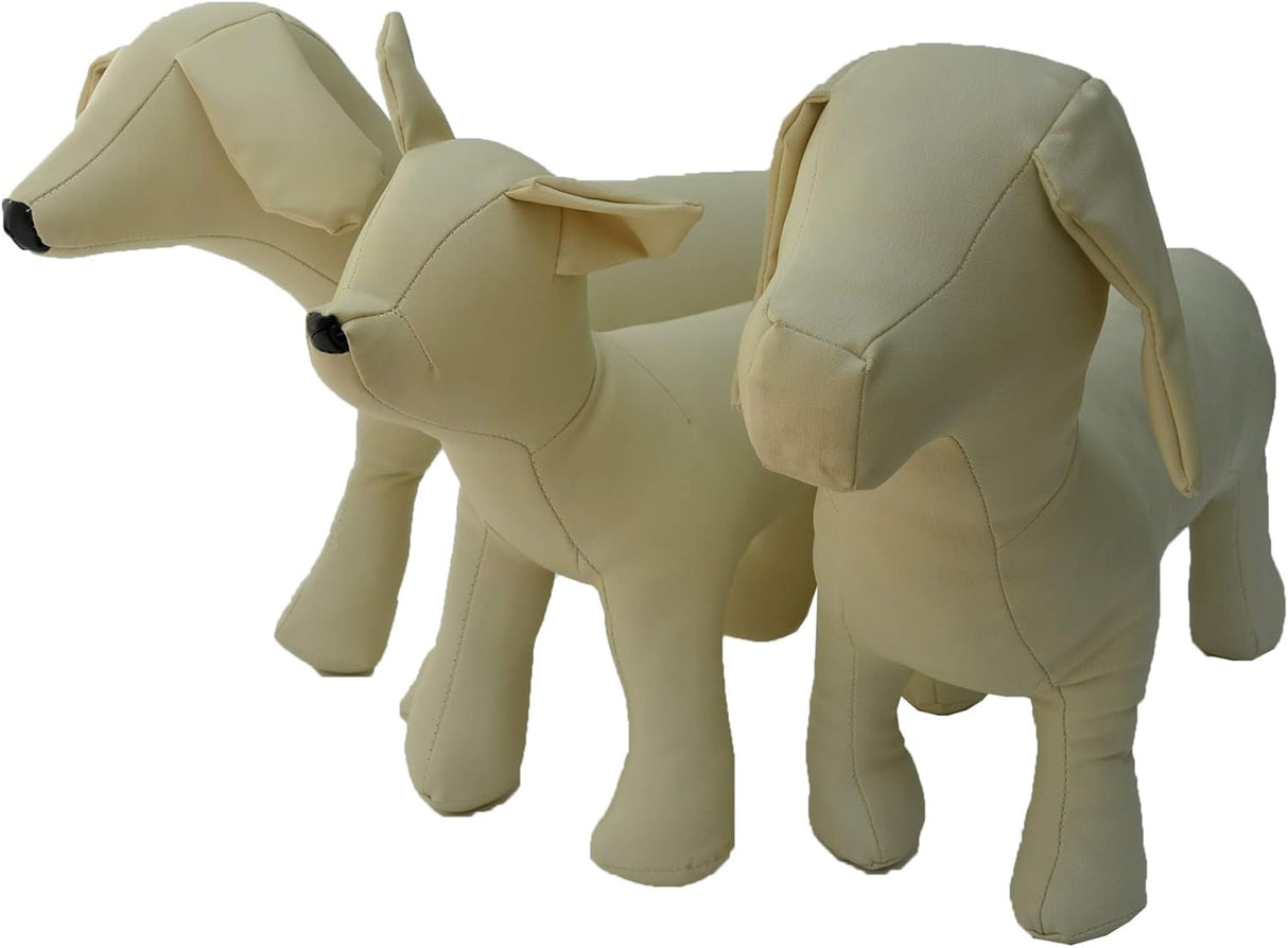 Maniquí para perros Lovelonglong, PU Leather, Dachshund D-S