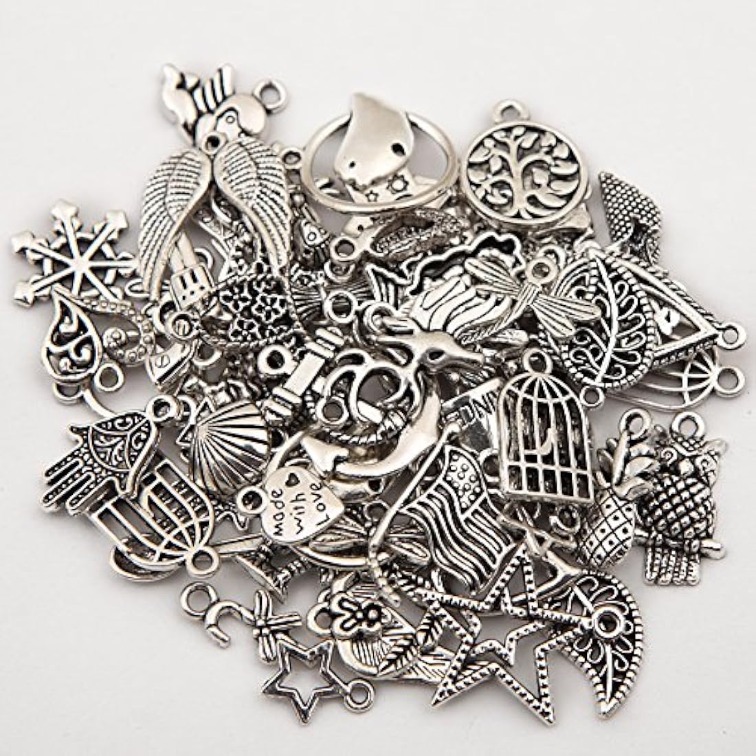 Bingcute 100 unidades de joyería (colgantes, dijes)