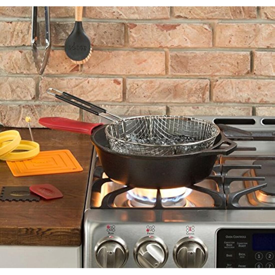 Soporte de mango caliente de silicona