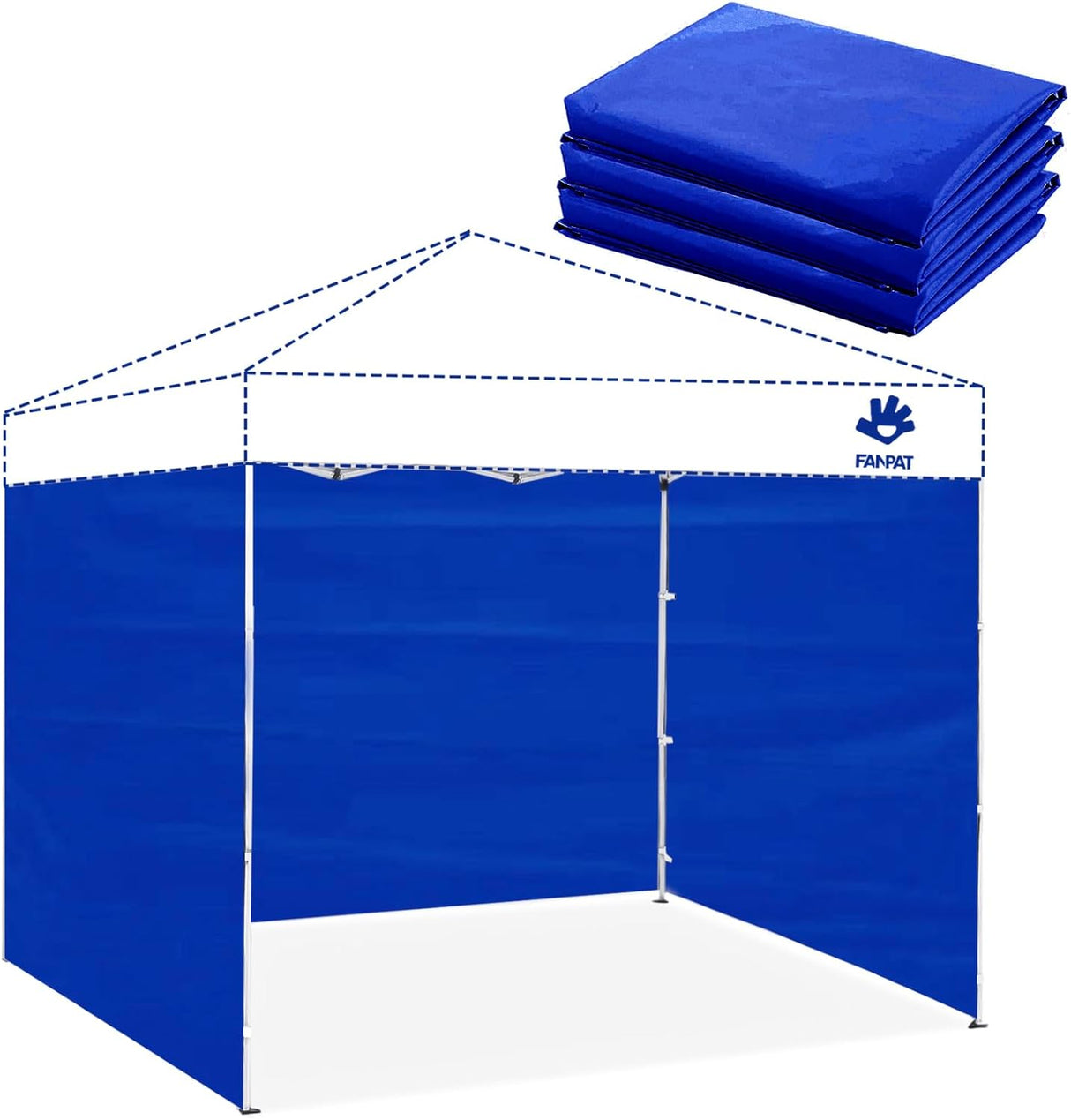 Paredes laterales impermeables para tienda de campaña 10x10