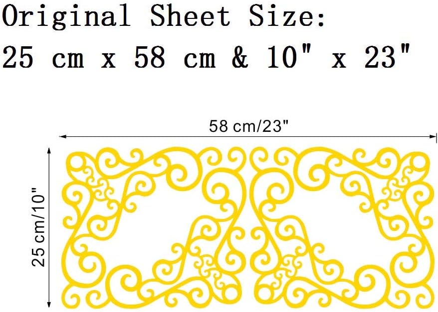 Vinilos Decorativos BIBITIME para Paredes y Ventanas 10 x 23