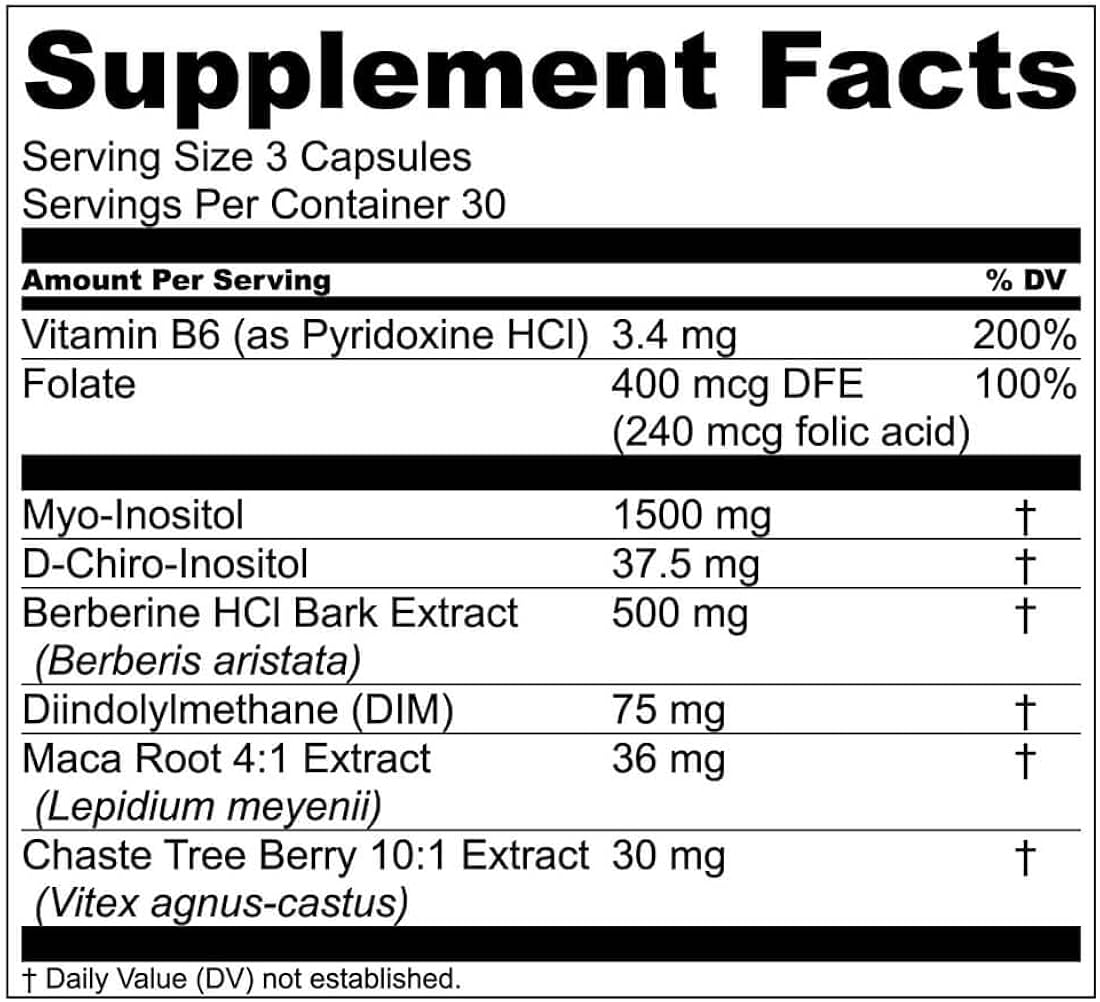 Suplemento Hormona Holistic mio-inositol y D-quiro-inositol