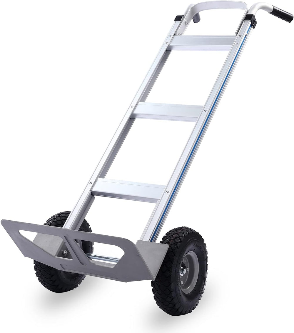 Carretilla de Aluminio LEADALLWAY 550lbs, Ruedas Inflables 10