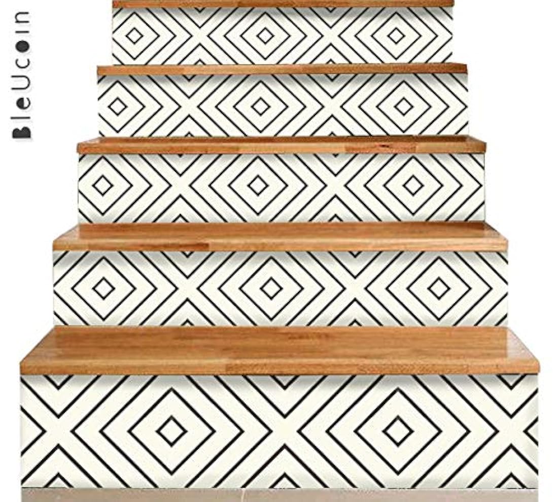 Adhesivo de vinilo para escaleras.