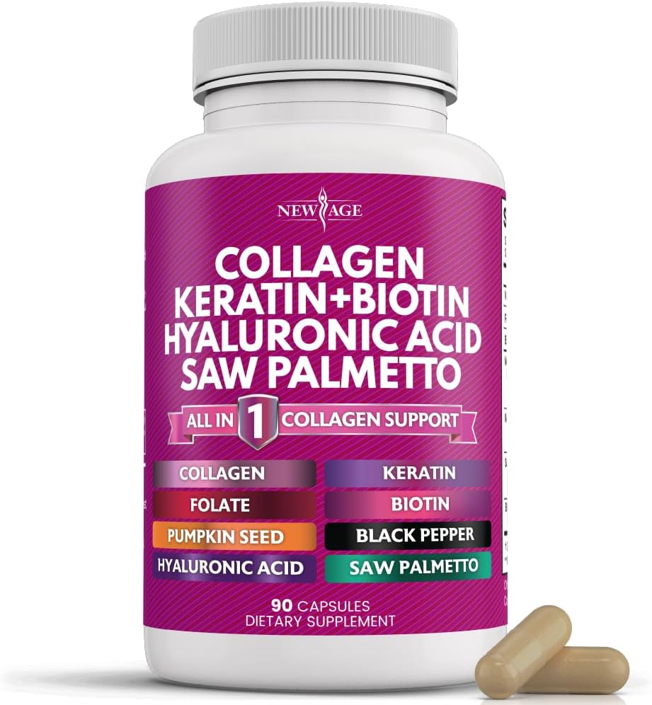 Suplemento Collagen Pills NEW AGE - Vitamina DHT 90 cápsulas