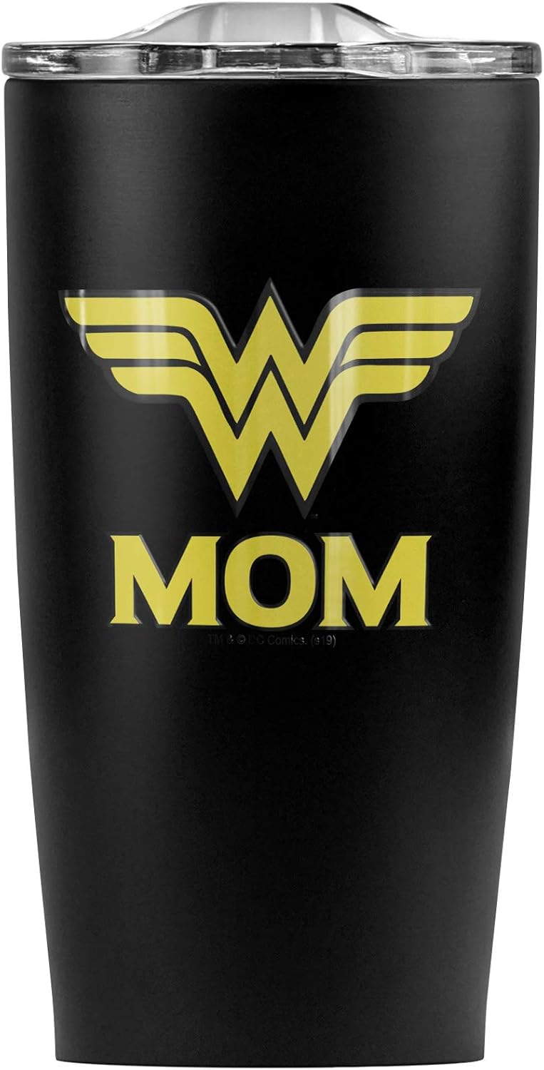 Taza de acero inoxidable Wonder Woman, 20 oz, aislada y a prueba de fugas