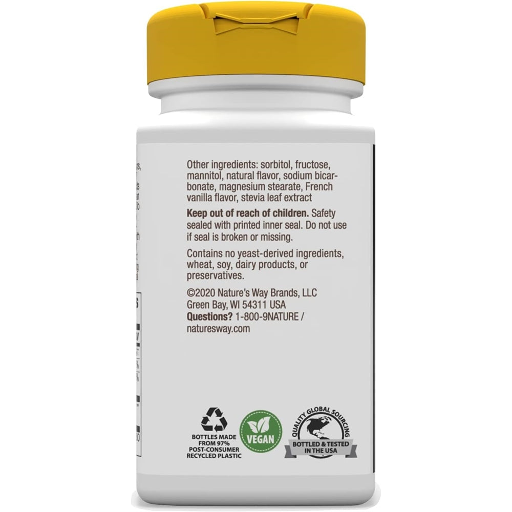 Suplemento de zinc sabor a bayas silvestres 60 unidades