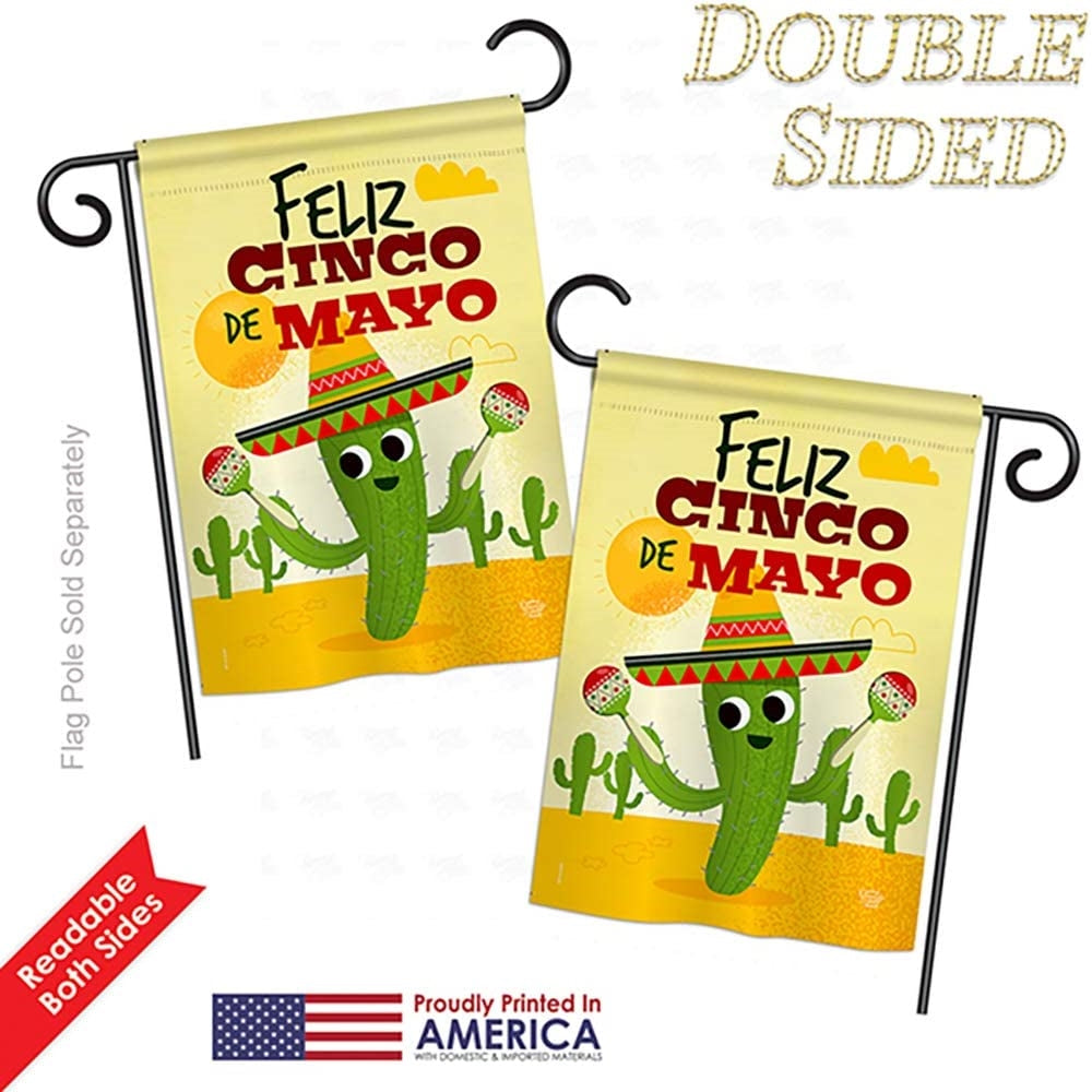 Banderas Feliz Cinco de Mayo 28 X 40