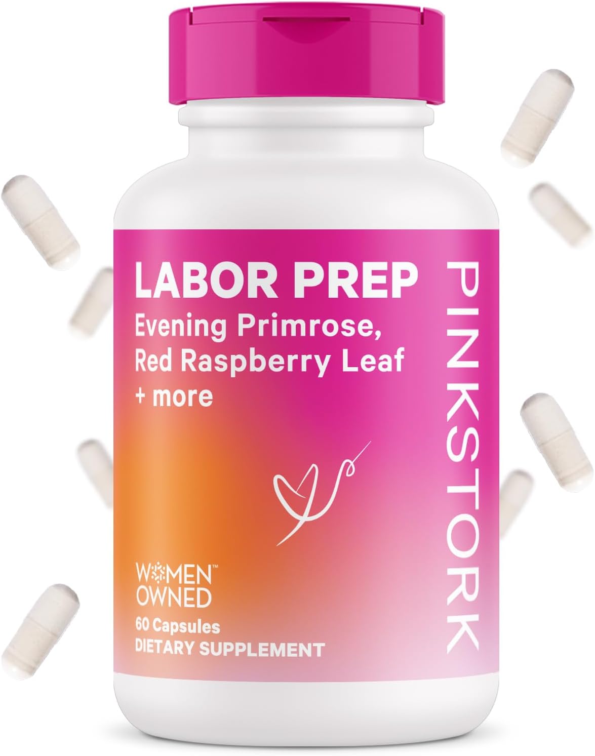 Suplemento de aceite de onagra con té de hoja de frambuesa