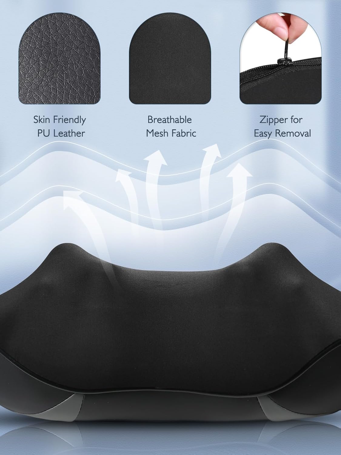 Masajeador Shiatsu con Calor, Alivio para Cuerpo Completo